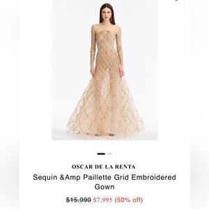 Orscar De La Renta Gown